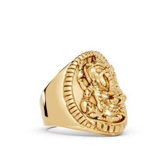 Ganesha - 10K Yellow Gold - Pocket Rock Jewelry