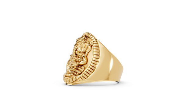 Ganesha - 10K Yellow Gold - Pocket Rock Jewelry