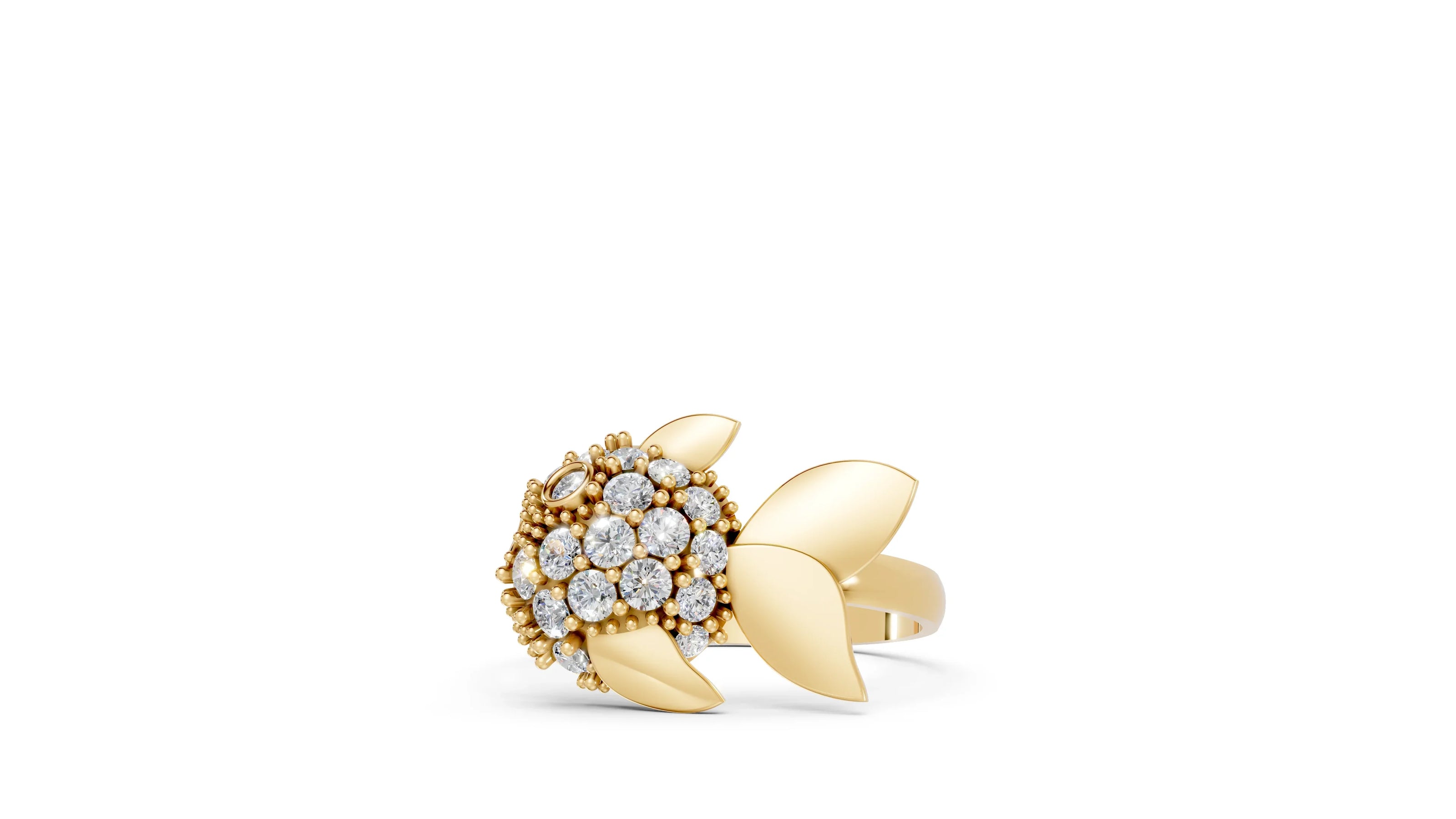 Goldie - 10K Yellow Gold - Pocket Rock Jewelry