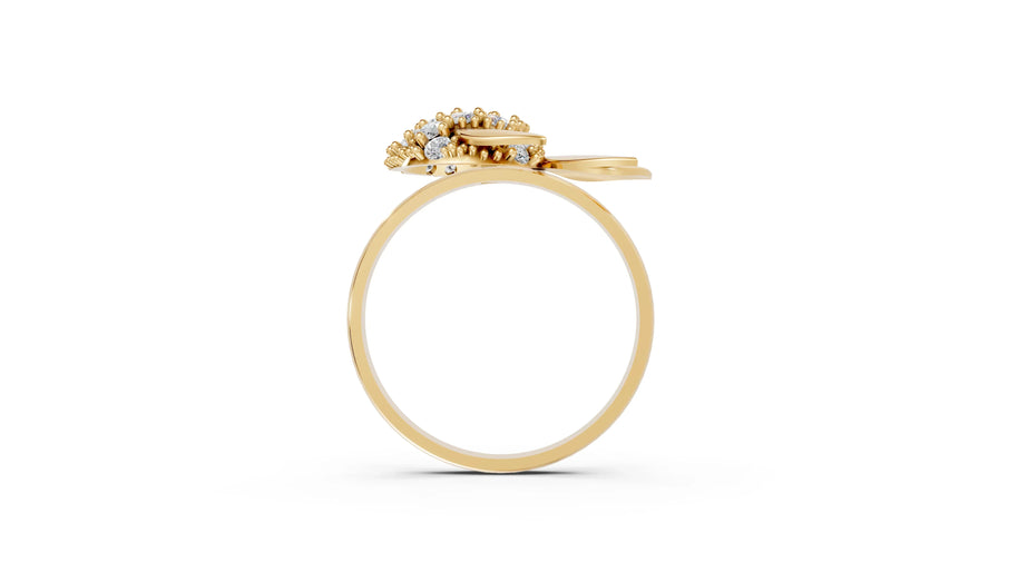 Goldie - 10K Yellow Gold - Pocket Rock Jewelry