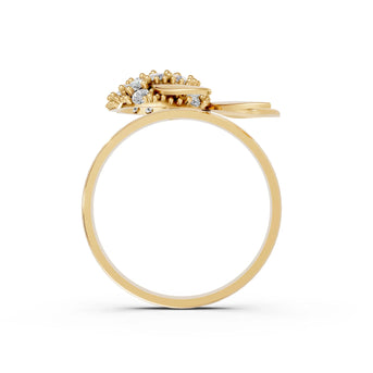 Goldie - 10K Yellow Gold - Pocket Rock Jewelry