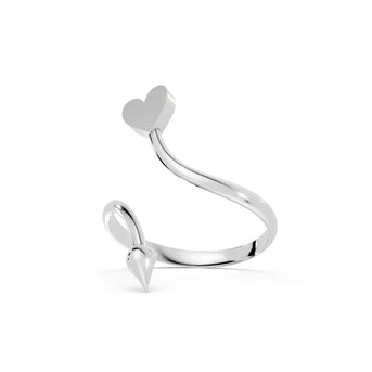Hearts and Arrows - Sterling - Pocket Rock Jewelry
