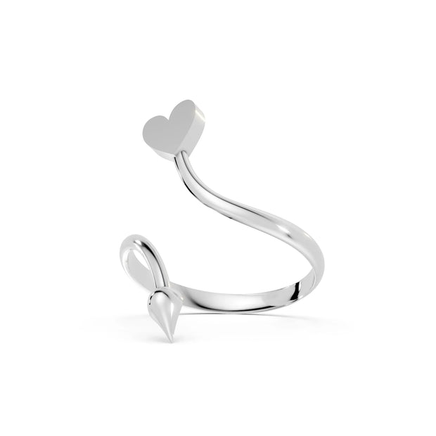 Hearts and Arrows - Sterling - Pocket Rock Jewelry