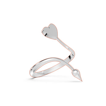 Hearts and Arrows - Sterling - Pocket Rock Jewelry