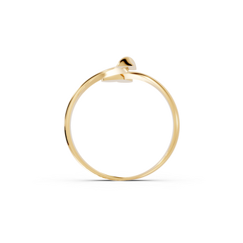 Hearts and Arrows - 10K Yellow Gold - Pocket Rock Jewelry