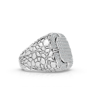 Icy Nugget - Sterling - Pocket Rock Jewelry