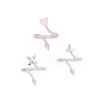 Butterflies and Arrows - Sterling - Pocket Rock Jewelry