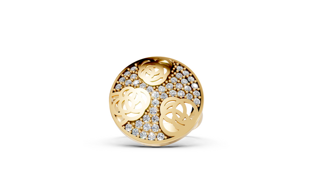 Lucky Coin - 10K Yellow Gold - Pocket Rock Jewelry