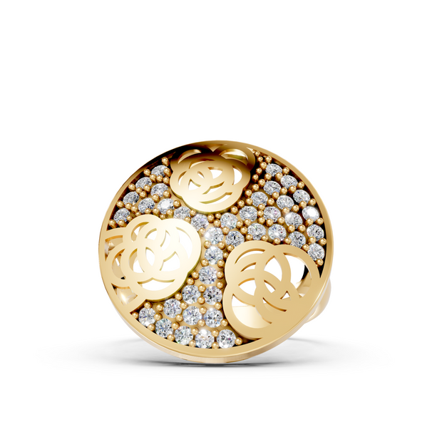 Lucky Coin - 10K Yellow Gold - Pocket Rock Jewelry