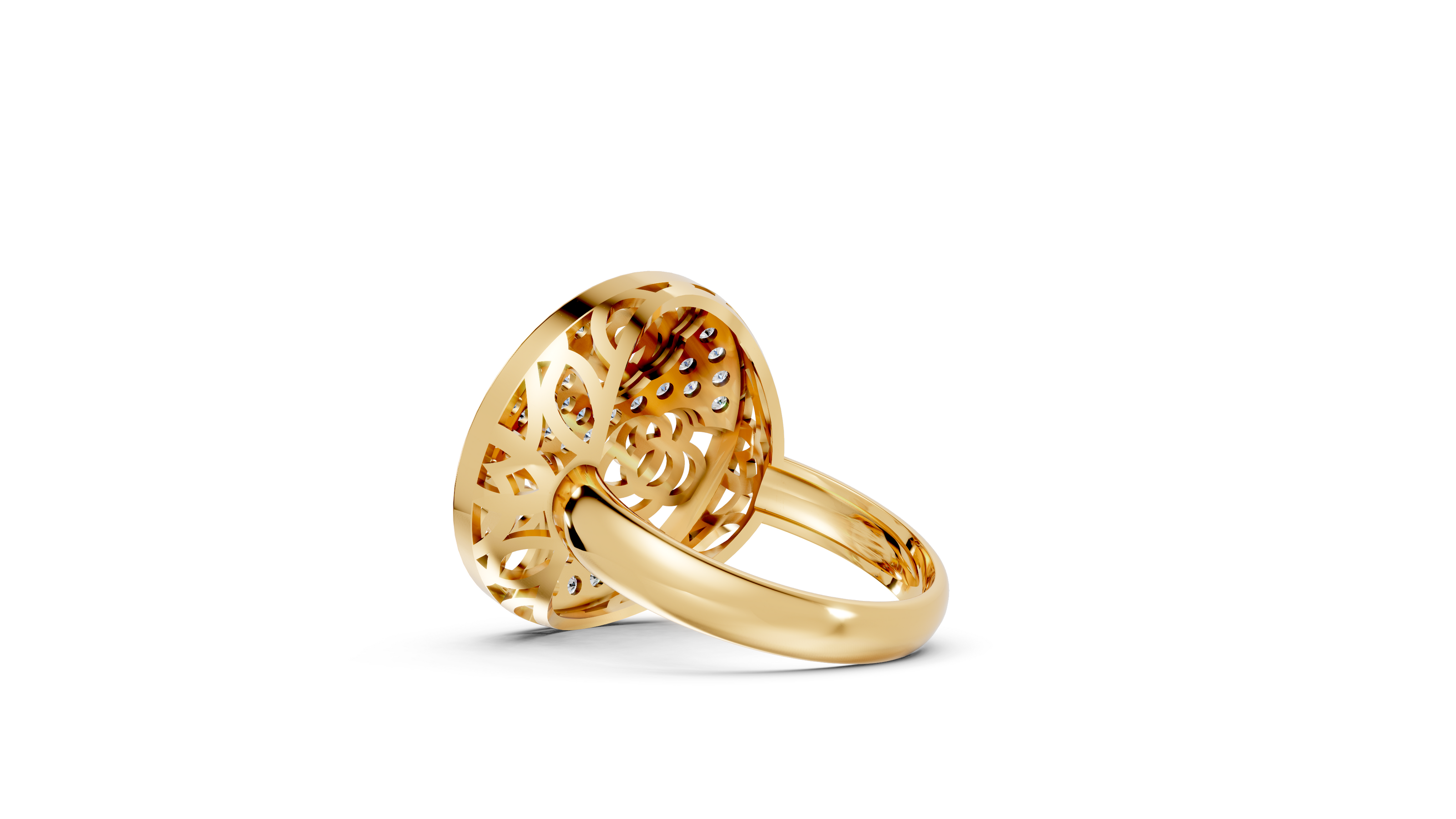 Lucky Coin - 10K Yellow Gold - Pocket Rock Jewelry