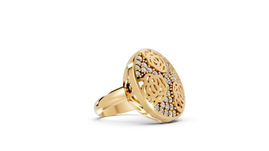 Lucky Coin - 10K Yellow Gold - Pocket Rock Jewelry
