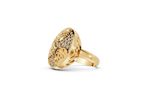 Lucky Coin - 10K Yellow Gold - Pocket Rock Jewelry