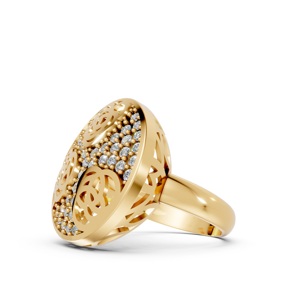 Lucky Coin - 10K Yellow Gold - Pocket Rock Jewelry