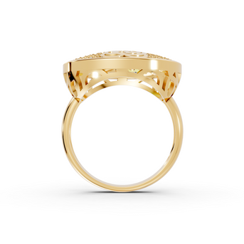 Lucky Coin - 10K Yellow Gold - Pocket Rock Jewelry