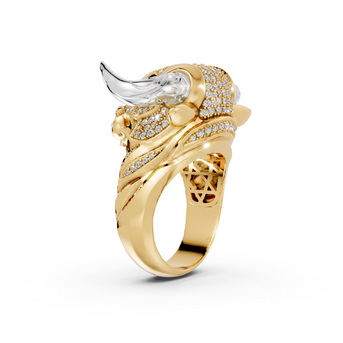 Olé - 10K Yellow/White Gold - Pocket Rock Jewelry