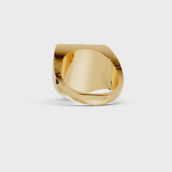 rolling eye ring in gold turntable video