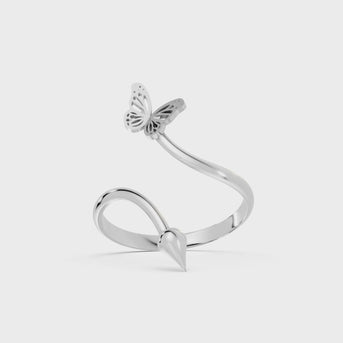 butterflies and arrows in silver turntable video