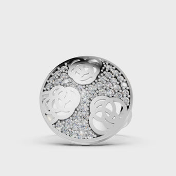 lucky coin ring in silver turntable video