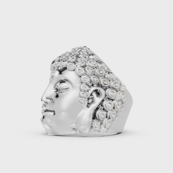 buddha and mara in silver turntable video