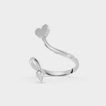hearts and arrows in silver turntable video