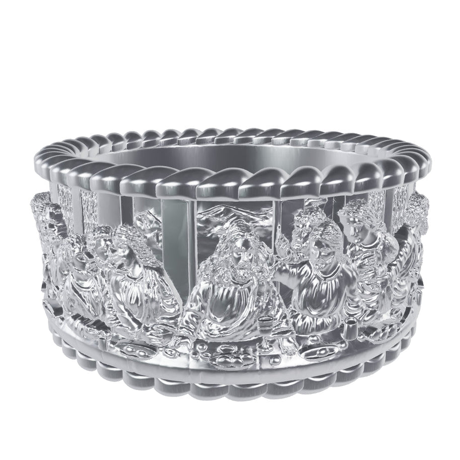 "The Last Supper" Band - 10K Gold or 925 Sterling