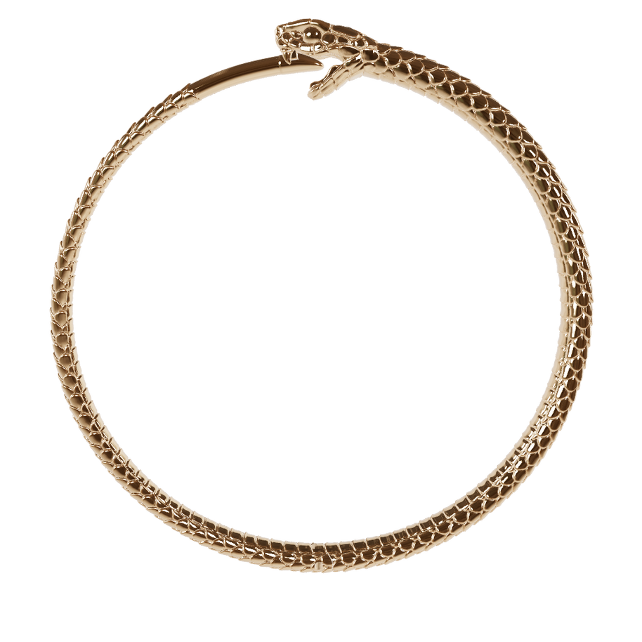 Ouroboros Hoops -14K Gold or 925 Sterling