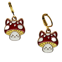 Mushroom Cats - Pocket Rock Jewelry