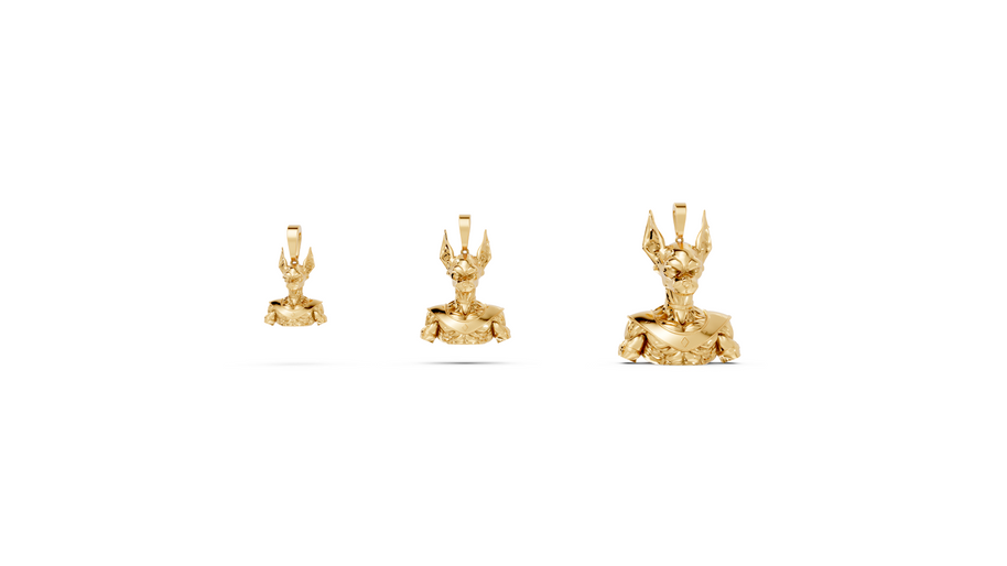 God of Destruction - 10K Gold or 925 Sterling