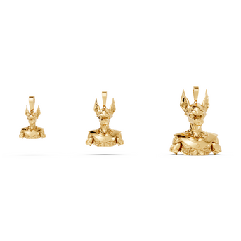God of Destruction - 10K Gold or 925 Sterling