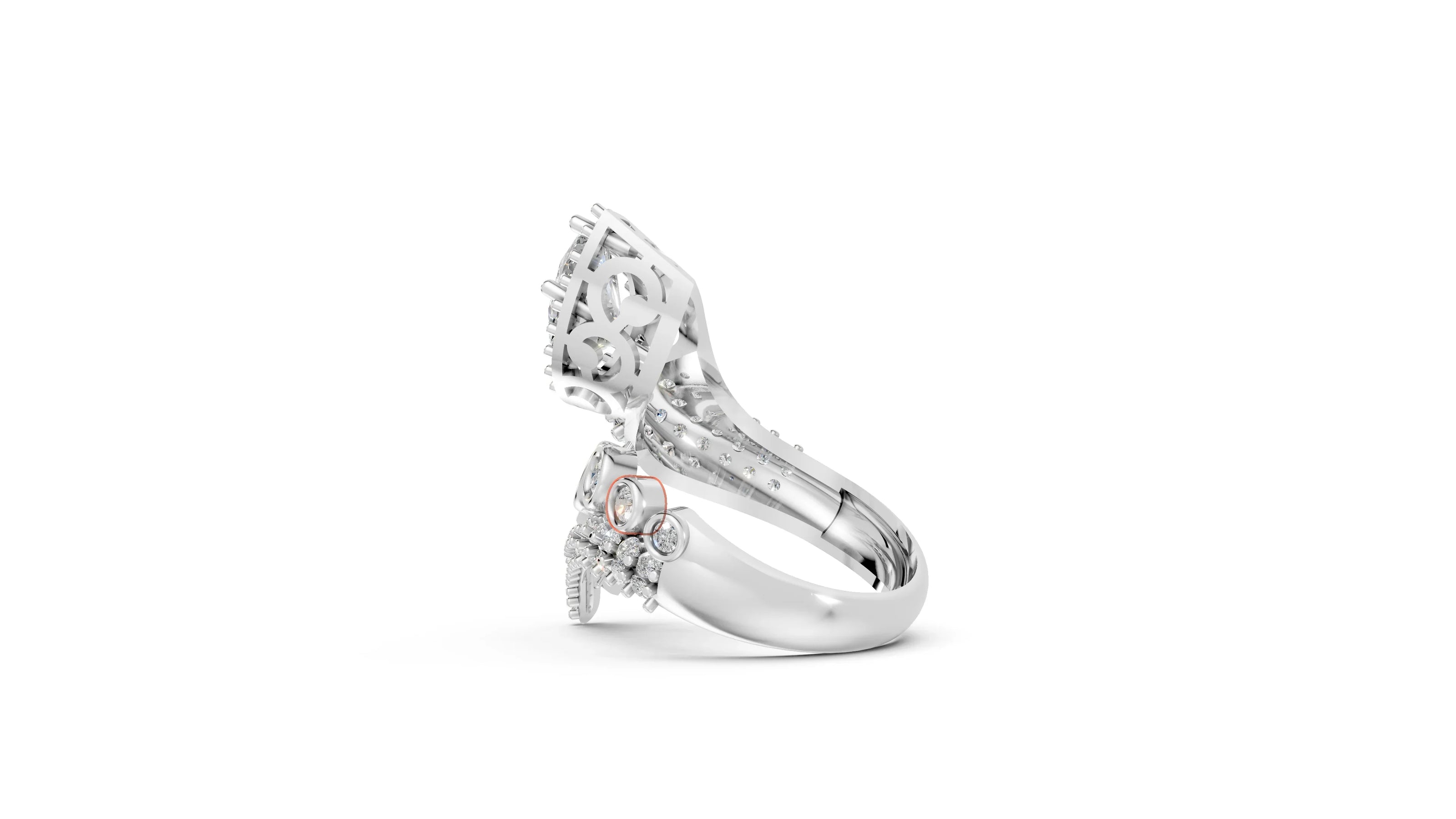 Superfluous - 10K Yellow/White Gold - Pocket Rock Jewelry