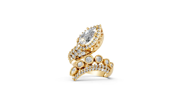 Superfluous - 10K Yellow/White Gold - Pocket Rock Jewelry