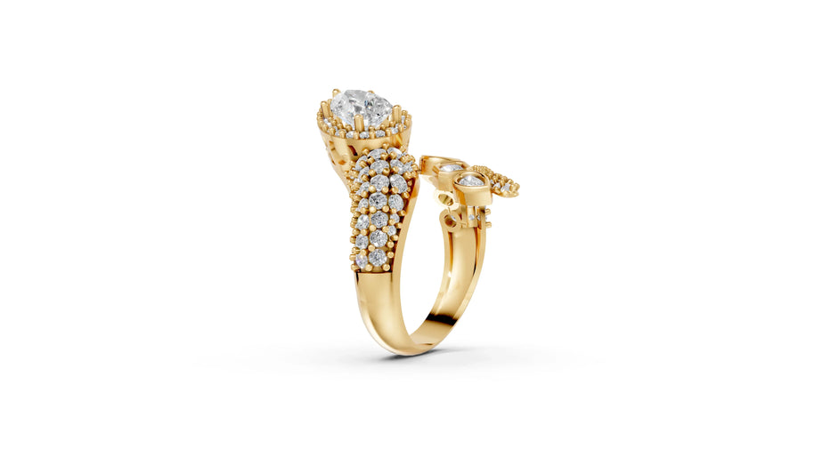 Superfluous - 10K Yellow/White Gold - Pocket Rock Jewelry