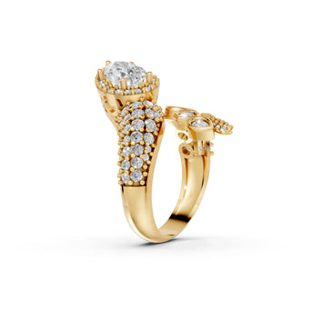 Superfluous - 10K Yellow/White Gold - Pocket Rock Jewelry