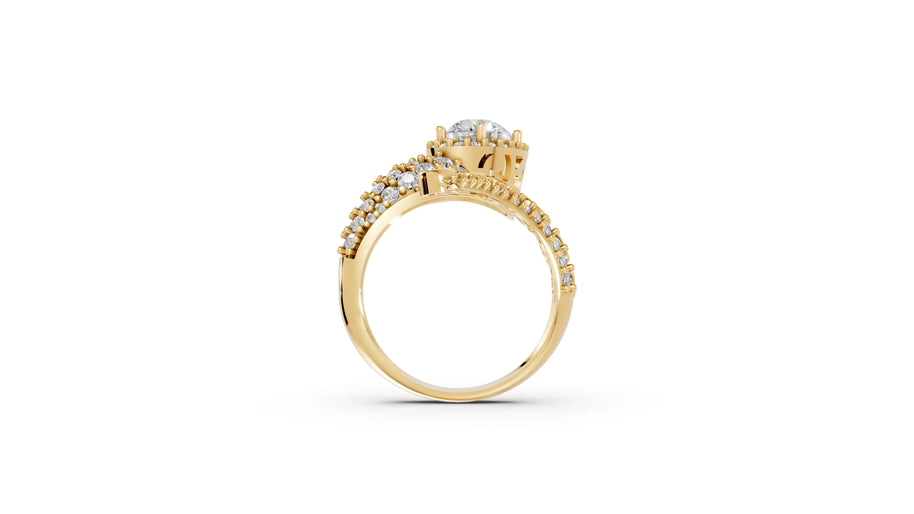 Superfluous - 10K Yellow/White Gold - Pocket Rock Jewelry