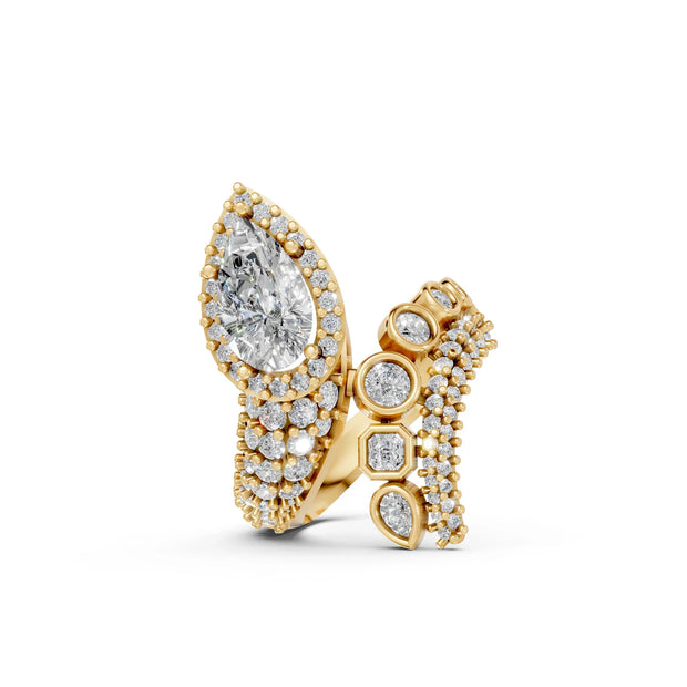 Superfluous - 10K Yellow/White Gold - Pocket Rock Jewelry