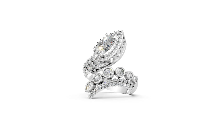 Superfluous - 10K Yellow/White Gold - Pocket Rock Jewelry