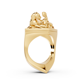 Tamed - 10K Yellow Gold - Pocket Rock Jewelry