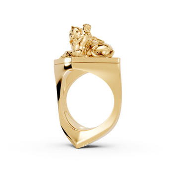 Tamed - 10K Yellow Gold - Pocket Rock Jewelry
