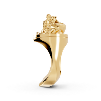 Tamed - 10K Yellow Gold - Pocket Rock Jewelry