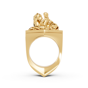 Tamed - 10K Yellow Gold - Pocket Rock Jewelry