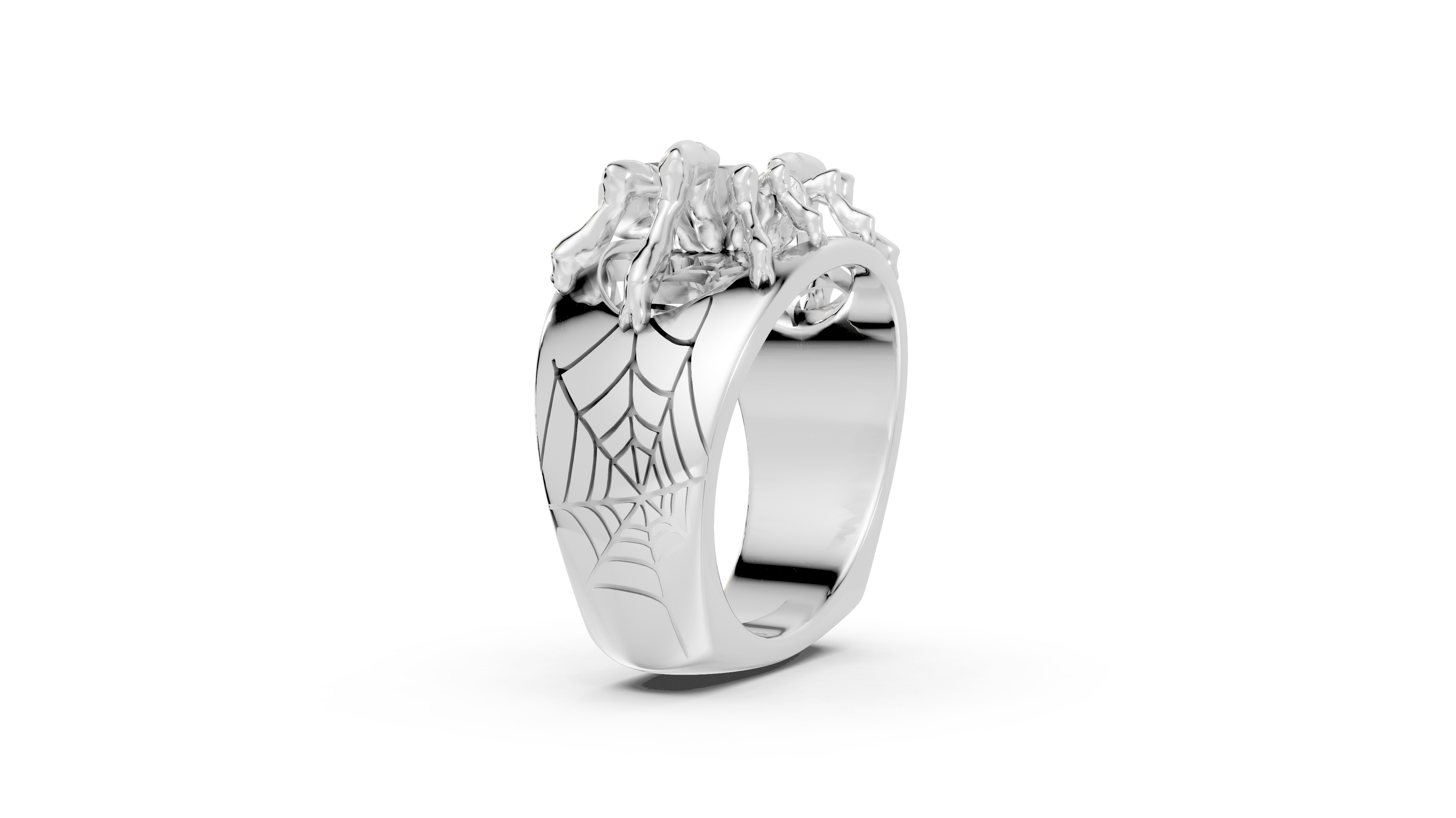 tarantula_ring_in_silver_right_view