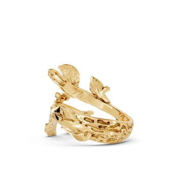 Twigs - 10K Yellow Gold - Pocket Rock Jewelry