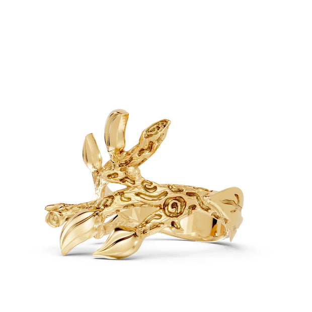 Twigs - 10K Yellow Gold - Pocket Rock Jewelry