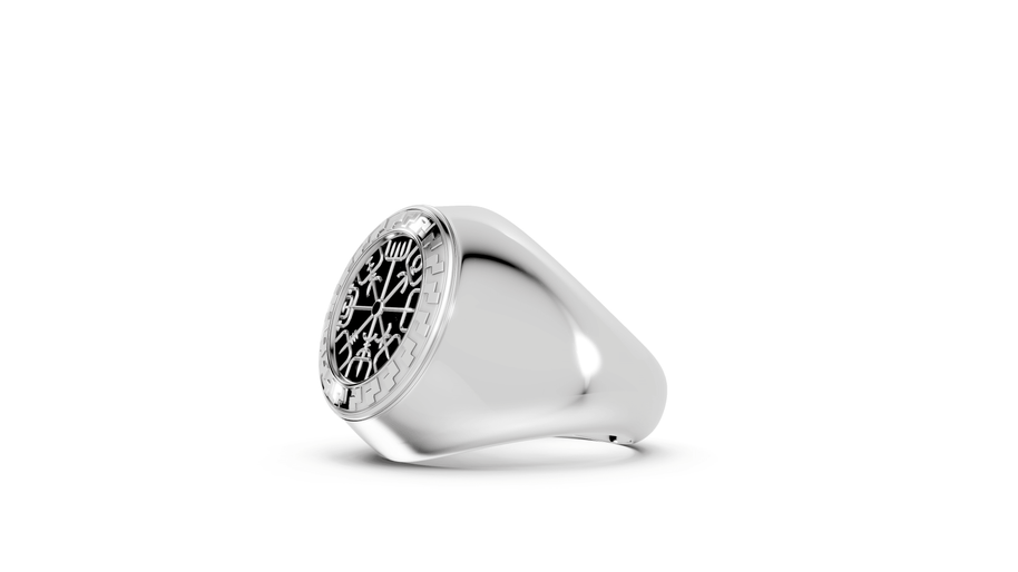 Vegvísir - Sterling - Pocket Rock Jewelry