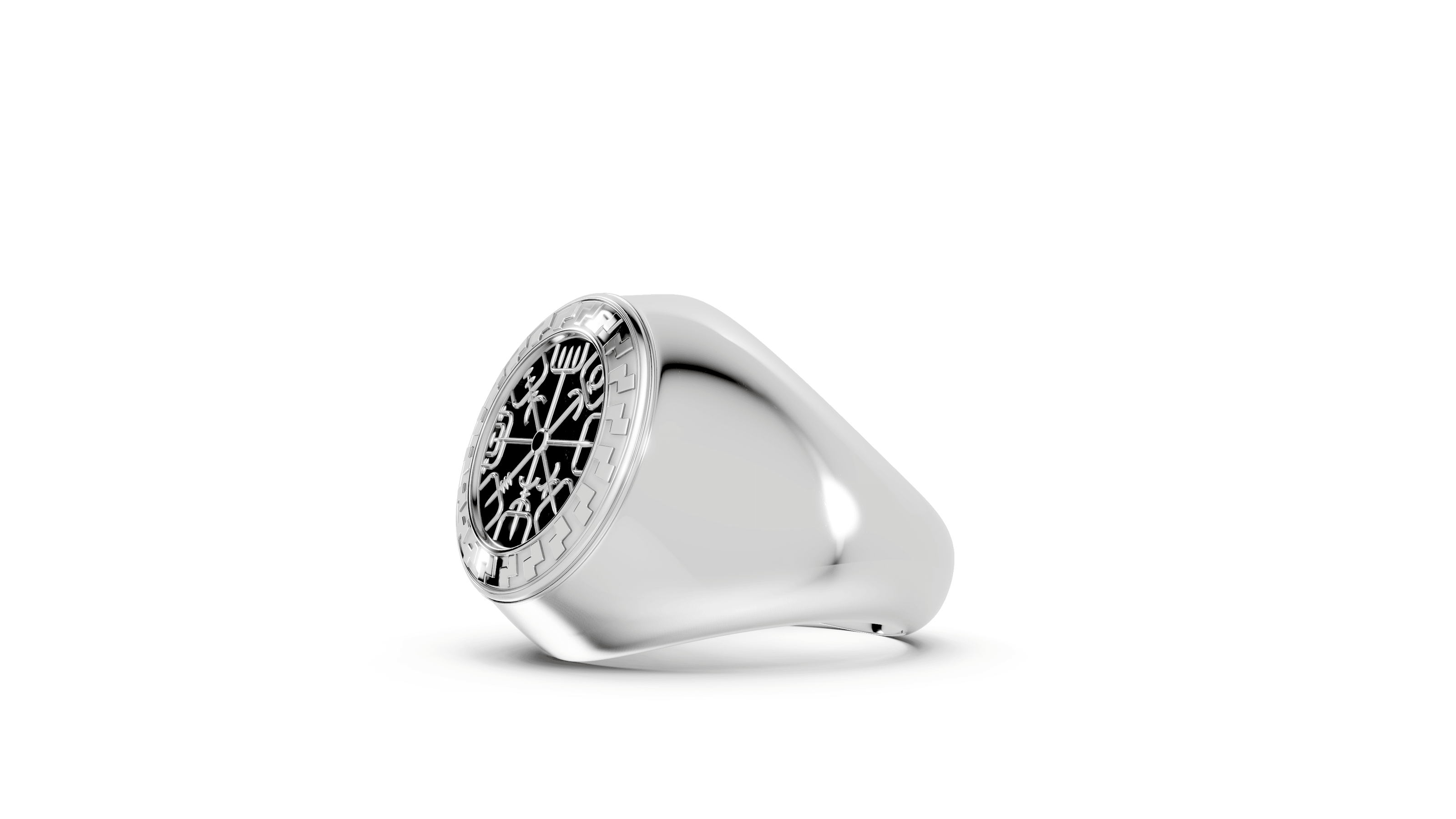 Vegvísir - Sterling - Pocket Rock Jewelry