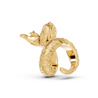 Yokai - 10K Yellow Gold - Pocket Rock Jewelry
