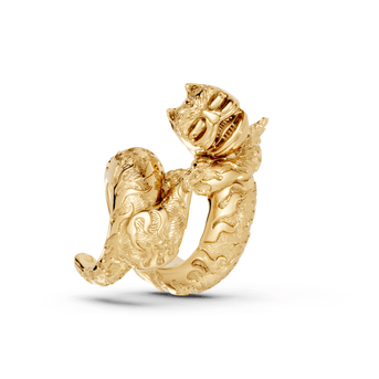 Yokai - 10K Yellow Gold - Pocket Rock Jewelry